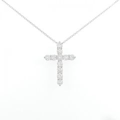 ネックレス ダイヤ 0.329ct Pt900 チェーン Pt850 H36 - メルカリ