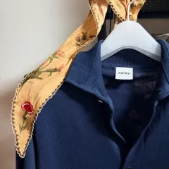 ASPESI ネイビー カーディガンのサムネイル
