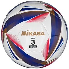 ミカサ MIKASA サッカー マシン縫い3号 レジャー用 ホワイト×ブルー サッカーボール さっかーぼーる 外遊び レクリエーション 公園 子供 こども こども キッズ ジュニア 練習  FT329DW ホワイト×ブルーのサムネイル