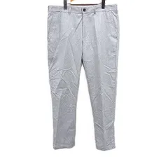 ユナイテッドアローズ A DAY IN THE LIFE UNITED ARROWS シャイニー フラノ ノープリーツ パンツ ウール混 XL ナチュラル /FT10 のサムネイル