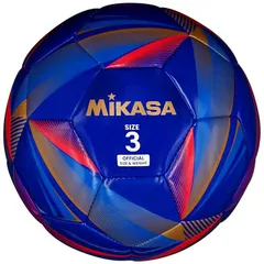 ミカサ MIKASA サッカー マシン縫い3号 レジャー用 ブルー サッカーボール さっかーぼーる 外遊び レクリエーション 公園 子供 こども こども キッズ ジュニア 練習 トレーニング  FT329DNB ブルーのサムネイル
