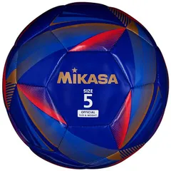 ミカサ MIKASA サッカー マシン縫い5号 レジャー用 ブルー サッカーボール 5号球 レジャー フットサル トレーニング 機械縫い プレゼント フットボール リフティング練習  FT529DNB ブルーのサムネイル