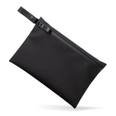 [ aso ] TOFTPOUCH L (タフトポーチ) 耐水 ガジェット ポーチ 日本製 約220×150×10[mm] コンパクト バッグインバッグ トラベル 内ポケット付き (Lサイズ ブラック) tf-v333-blmt 744e2c37