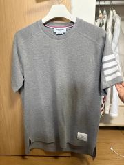 トムブラウン 4-BAR ミラノコットン Tシャツ ライトグレー 2 - メルカリ