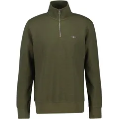 ガント メンズ アウター ニット・セーター ハーフジップ Gant Texture half Zip Sn52 Juniper Green グリーンのサムネイル