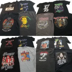 古着卸 まとめ売り 音楽・バンド Tシャツ 16枚セット ( メンズ 2XL ) 人物 2PAC メタリカ ジャネットジャクソン 中古 古着 NF7714のサムネイル