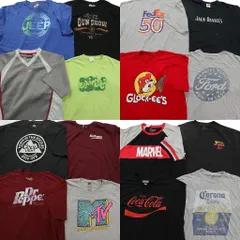 古着卸 まとめ売り 企業 Tシャツ 8枚セット ( メンズ XL/2XL ) コカ・コーラ ドクターペッパー M-TV フェデックス JEEP 中古 古着 NF7777 古着卸 まとめ売り 企業 Tシャツ 8枚セット ( メンズ XL/2XL ) コカ