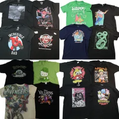 古着卸 まとめ売り キャラクター Tシャツ 16枚セット ( メンズ XL