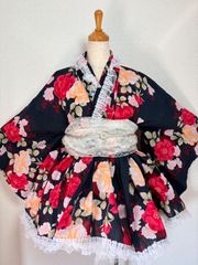 浴衣ドレス 姫ギャル 地雷 量産 ゴスロリ ナイトドレス アイドル衣装