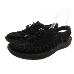 キーン KEEN UNEEK オープンエア・スニーカー サンダル シューズ 25cm 黒 ブラック ドローコード /NLのサムネイル