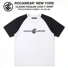 ROCAWEAR ラッパーJAYZ 公式 Tシャツ 半袖 メンズ レディース 春夏用 白黒 大きいサイズ ロカウェア おしゃれ シンプル ビッグロゴ 刺繍 ミニロゴ RWロゴ ラグラン オーバーサイズ ビッグシルエット b系 服 メール便 RC001A14のサムネイル