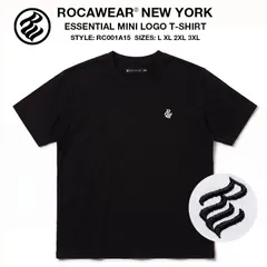 ROCAWEAR Tシャツ ラッパーJAYZ 公式 半袖 メンズ レディース 春夏用 白 黒 大きいサイズ ロカウェア おしゃれ かっこいい シンプル 刺繍 ミニロゴ RWロゴ オーバーサイズ ビッグシルエット b系 ヒップホップ メール便 RC001A15のサムネイル