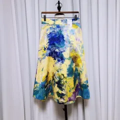 H&M ウォーターカラー ジャカード スカートのサムネイル