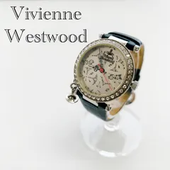 Vivienne Westwood ヴィヴィアンウエストウッド レディース ウォッチ VV00SLTL アナログ 2針 腕時計 ラインストーン シルバー ブラックのサムネイル