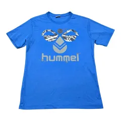 (1万円 ヴィンテージ) hummel(ヒュンメル) ビックロゴ 機能性 半袖Tシャツのサムネイル