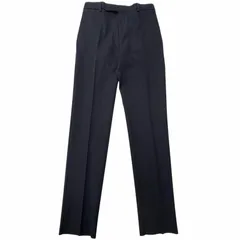 未使用品□CELINE セリーヌ 2P085449K ウール コットン ストライプ柄 スラックス トラウザーズ ネイビー 46 イタリア製 正規品 メンズのサムネイル