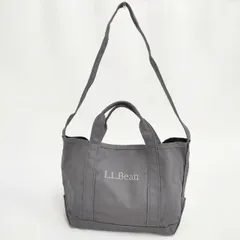 L.L.Bean/green label relaxing 新品 グローサリー トートバッグ M 521807 ショルダーバッグ グレー ユニセックス エルエルビーン/グリーンレーベルリラクシング【中古】6-0709G∞のサムネイル