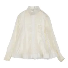 sacai luck ハイネック 15AWLU980 レース ブラウス シャツ オフホワイト レディース サカイ ラック【中古】6-0709M∞のサムネイル