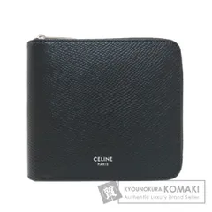 CELINE セリーヌ ジップドバイフォールド 二つ折り財布（小銭入れあり） グレインド カーフスキン メンズ [中古]のサムネイル