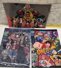 【H7-82】◎ 中古　ONE PIECE クリアファイル　3枚セットのサムネイル