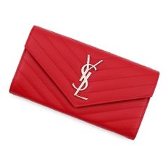 SAINT LAURENT372264カサンドララージフラップウォレット財布 - メルカリ