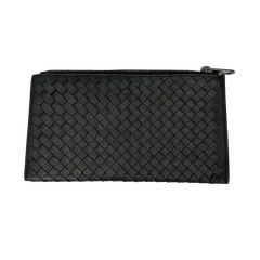 ボッテガヴェネタ　イントレチャート　ファスナーポーチ　ブラックのサムネイル