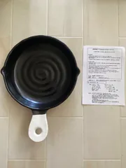 耐熱陶器製 そのまま食卓に出せるミニフライパンのサムネイル