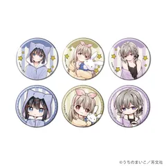 【予約】【新品】スローループ 缶バッジ 03 パジャマver. 描き下ろしイラスト 6個入り1BOX【正規品】のサムネイル
