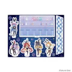 【予約】【新品】Bunnimals -バニーガール・アニマルズ- アクリルジオラマ 01 集合デザイン レトロアートイラスト【正規品】のサムネイル