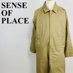SENSE OF PLACE by URBAN RESEARCH ステンカラーコート リバーシブル ベージュ×チェック M 0389Kのサムネイル