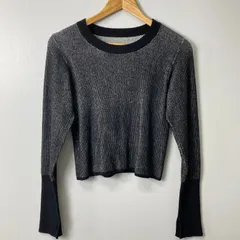 フォルクシー forksy. 長袖リブニット 【F】 ブラック／黒のサムネイル