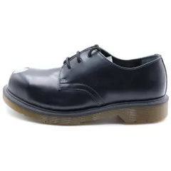 Dr.Martens (ドクターマーチン) KEATON トゥスチールプレートデザイン 3ホール レザー レースアップシューズ ブラックのサムネイル