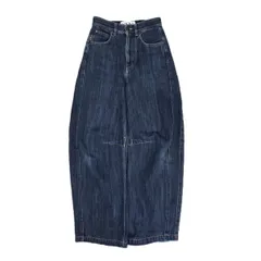 LOEWE ロエベ ANAGRAM BARREL JEANS  アナグラム バレル ジップフライデニムパンツ デニムパンツ S359Y11XCQ レディース 32 コットン インディゴ 中古のサムネイル