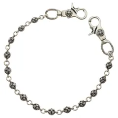 CHROME HEARTS (クロムハーツ) 2BALL SHORT-T/2クリップショート#2クロスボール ウォレットチェーン シルバー BCA064のサムネイル