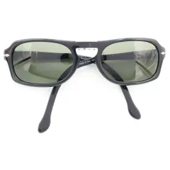 Persol (ペルソール) 折り畳み式 ウェリントンフレーム カラーレンズ サングラス メガネ 眼鏡 アイウェア ブラック 54□21のサムネイル