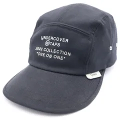 WTAPS (ダブルタップス) ×UNDERCOVER 21AW SWAP CAP WOPO TWILL アンダーカバー ロゴエンブロイダリー キャンプキャップ 帽子 ブラック 212HCUCD-HT01Sのサムネイル