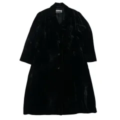 レディースXL ISSEY MIYAKE イッセイミヤケ FETE ツアーベルベット Single コートのサムネイル