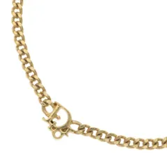 Christian Dior (クリスチャンディオール) トロッターロゴ チェーン ネックレス ゴールドのサムネイル