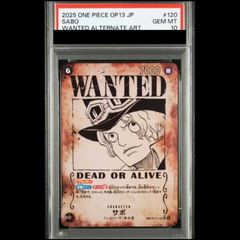 PSA10】サボ 手配書パラレル OP13-120 ワンピースカード - メルカリ