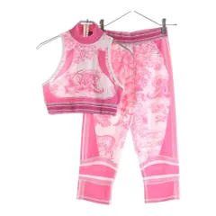 Christian Dior (クリスチャンディオール) Toile de Jouy トワルドジュイ スポーツブラ クロップドレギンス テクニカル総柄ジャージ レディース 213T05A4078 ピンクのサムネイル