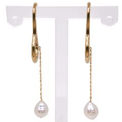 CHANEL】シャネル ココマーク ヴィンテージ 金メッキ×フェイクパール