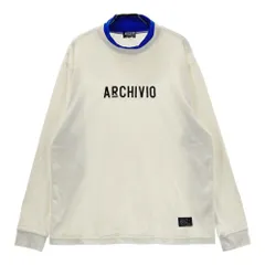 サイズ：48 ARCHIVIO アルチビオ  ハイネック長袖Tシャツ  ホワイト系 [240101735813] ゴルフウェア メンズ ストスト サイズ：48 ARCHIVIO アルチビオ ハイネック長袖Tシャツ ホワイト系