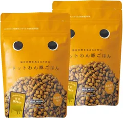 4袋まとめ売り ドットわん 豚ごはん 500g ドッグフード 国産 無添加 総合栄養食 全年齢対応 全犬種 ヒューマングレード ドライフード 幼犬 シニア犬 小型犬 中型犬 大型犬 保存料/香料/着色料不使用のサムネイル