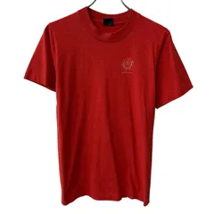 80s USA製 FRUIT OF THE LOOM 半袖 プリントTシャツ S レッド フルーツオブザルーム 80年代 コットンポリ カットソー 夏物 a807-6423のサムネイル
