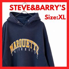 【美品】古着　カレッジロゴ　マーケット大学　刺繍ロゴ　パーカー　メンズ　XL