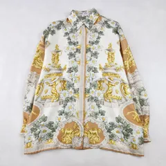 LOEWE	ブラウス	ロエベ シルク100% スカーフ柄 総柄 vintage 42 XLのサムネイル