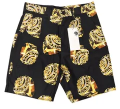 ■JOYRICH ショートパンツ JOY-H1404SP サイズS ブラック 柄 コットン ジョイリッチ メンズ (143)のサムネイル