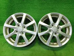 ダイハツ DAIHATSU 純正 ムーヴ  2本 ホイール アルミ シルバー 14インチ 4.5J 4穴 2本 100 +45のサムネイル