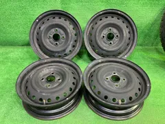 ダイハツ DAIHATSU 純正 ムーヴ  LA160S ホイール スチール クロ 14インチ 4.5J 4穴 4本 100 42611-B2810のサムネイル
