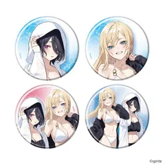 【予約】【新品】everlasting flowers 缶バッジ 01 描き起こしイラスト 4個入り1BOX【正規品】のサムネイル